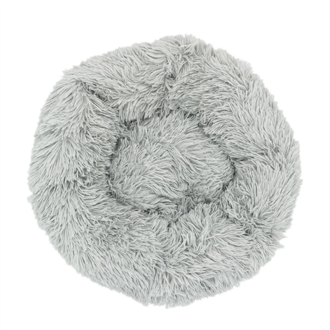 Ultra-Soft Plush Calming Donut Pet Bed (70cm)