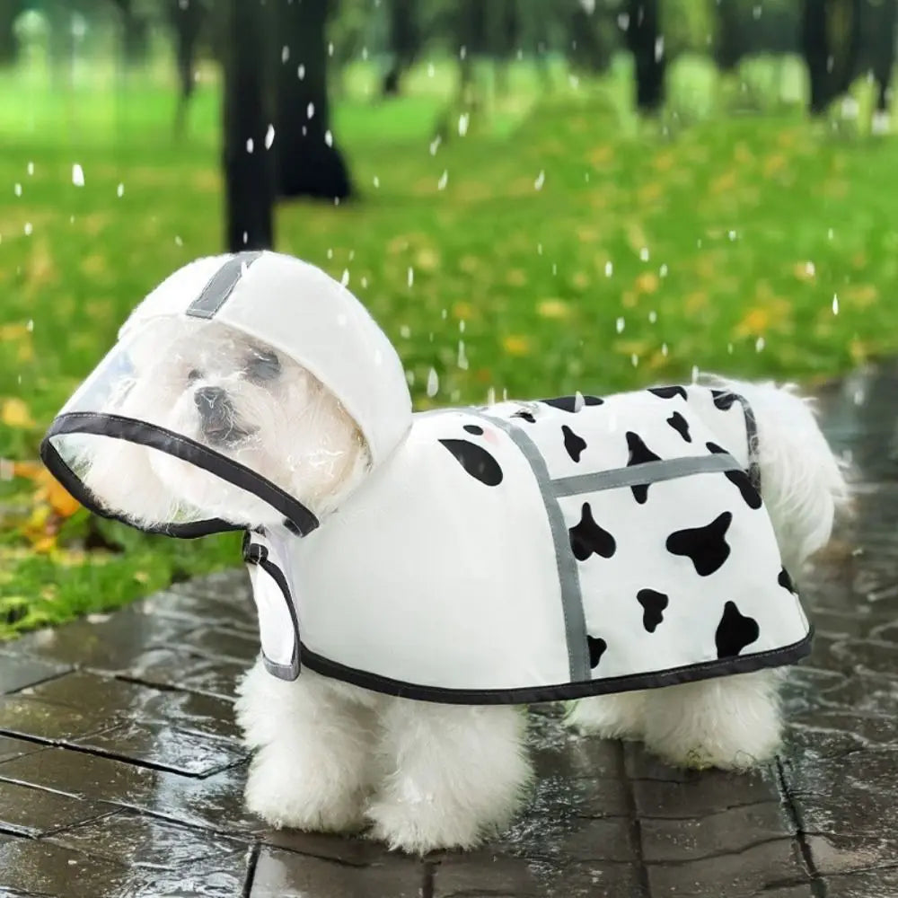 Reflective Waterproof Hooded Pet Raincoat