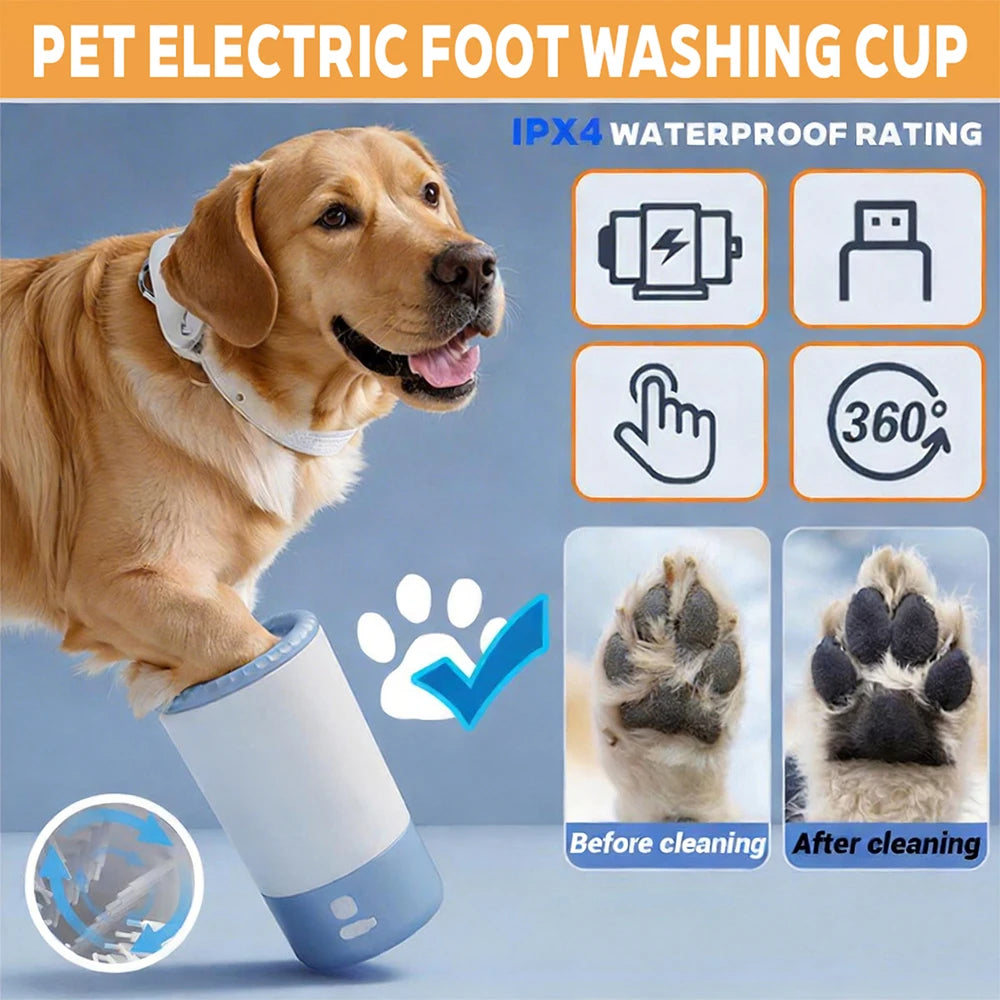 Portable Soft Silicone Pet Paw Cleaning Cup