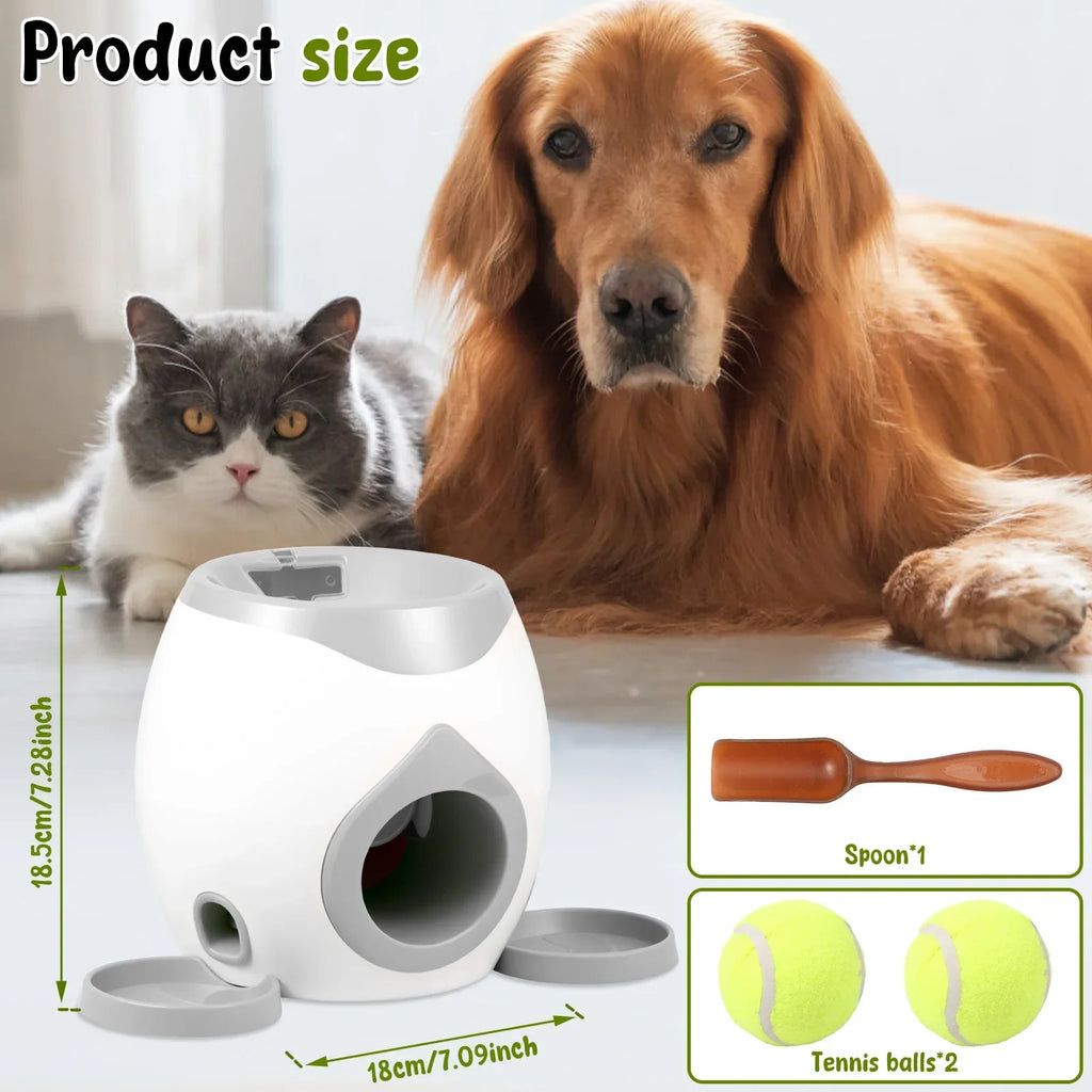 Automatic Interactive Dog Tennis Ball Launcher