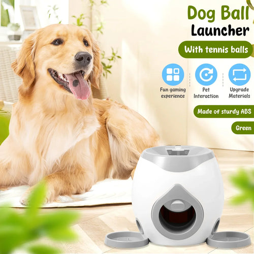 Automatic Interactive Dog Tennis Ball Launcher