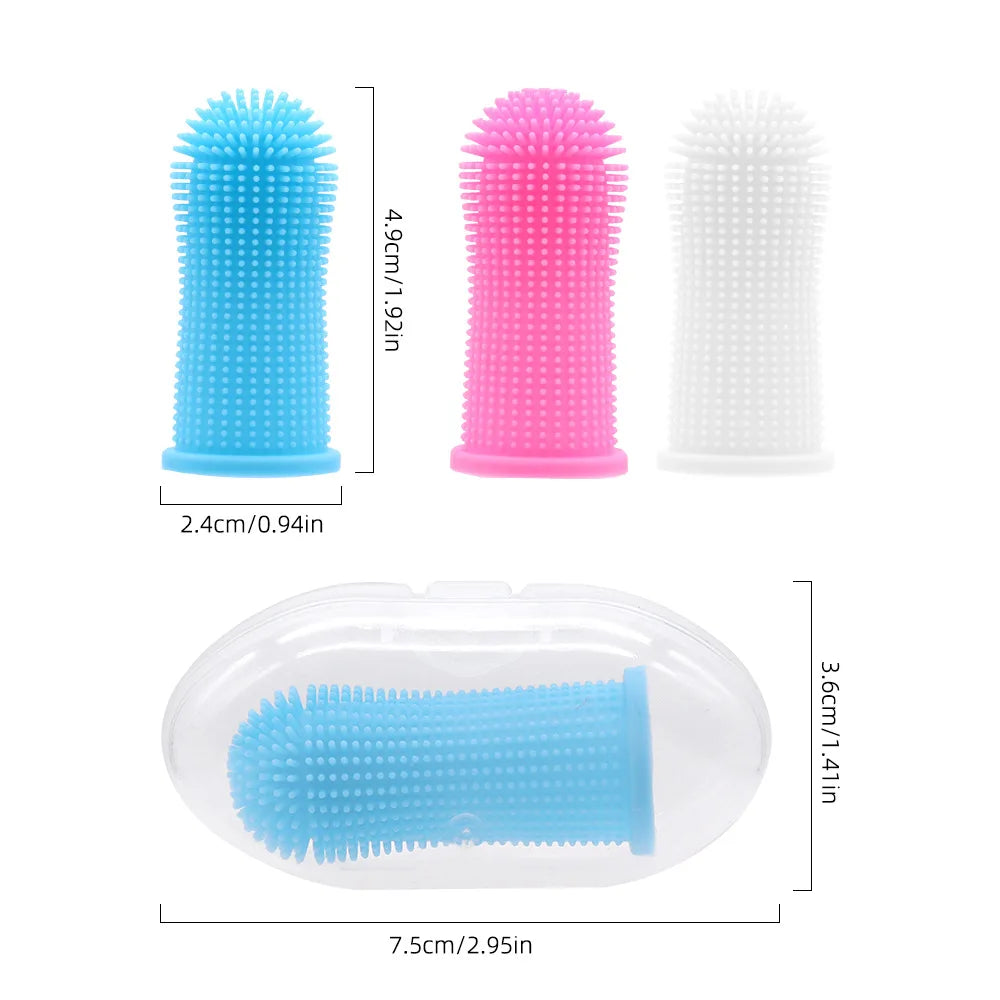 Super-Soft Silicone Pet Finger Toothbrush