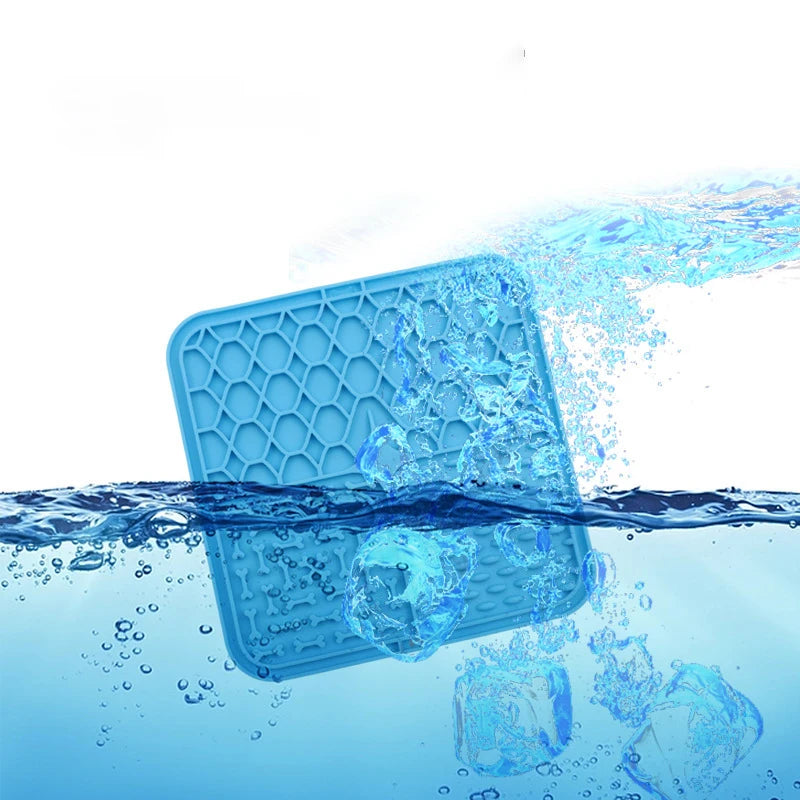 Anti-Anxiety Silicone Slow Feeder Lick Mat with Suction