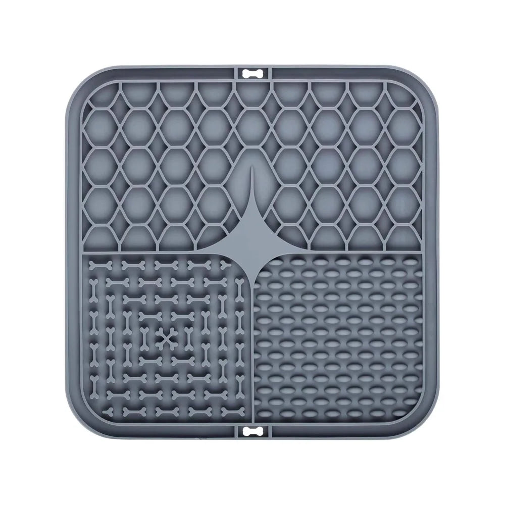 Anti-Anxiety Silicone Slow Feeder Lick Mat with Suction