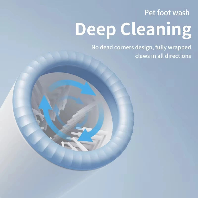 Portable Soft Silicone Pet Paw Cleaning Cup