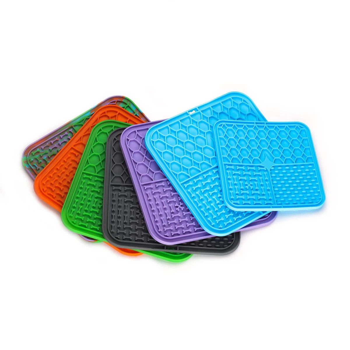 Anti-Anxiety Silicone Slow Feeder Lick Mat with Suction