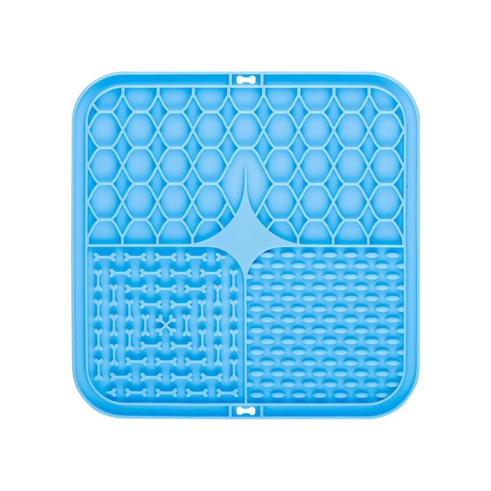 Anti-Anxiety Silicone Slow Feeder Lick Mat with Suction