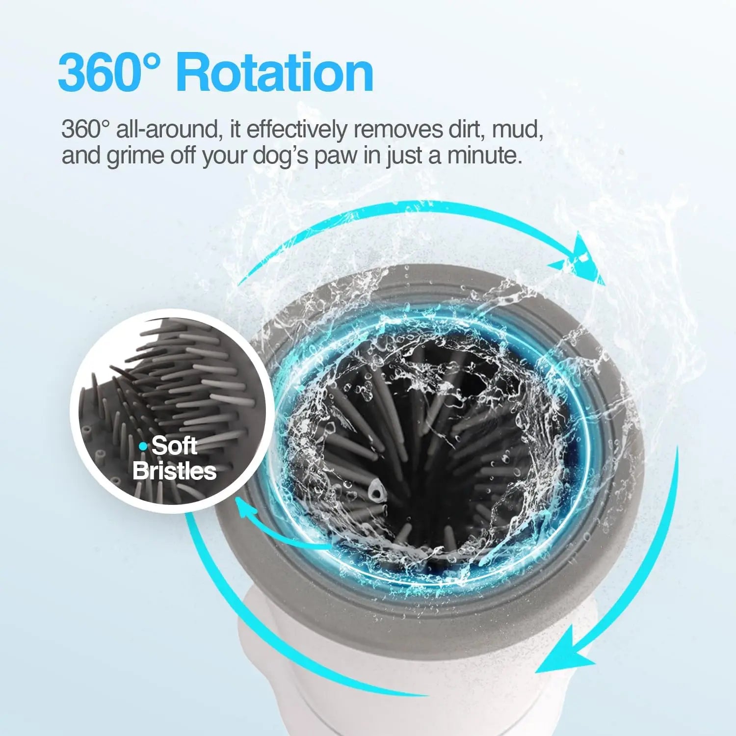 USB-C Rechargeable Automatic Electric Pet Paw Washer
