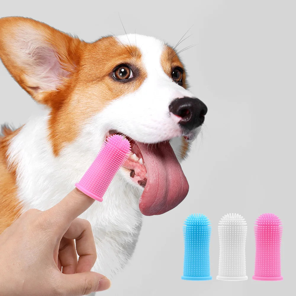 Super-Soft Silicone Pet Finger Toothbrush
