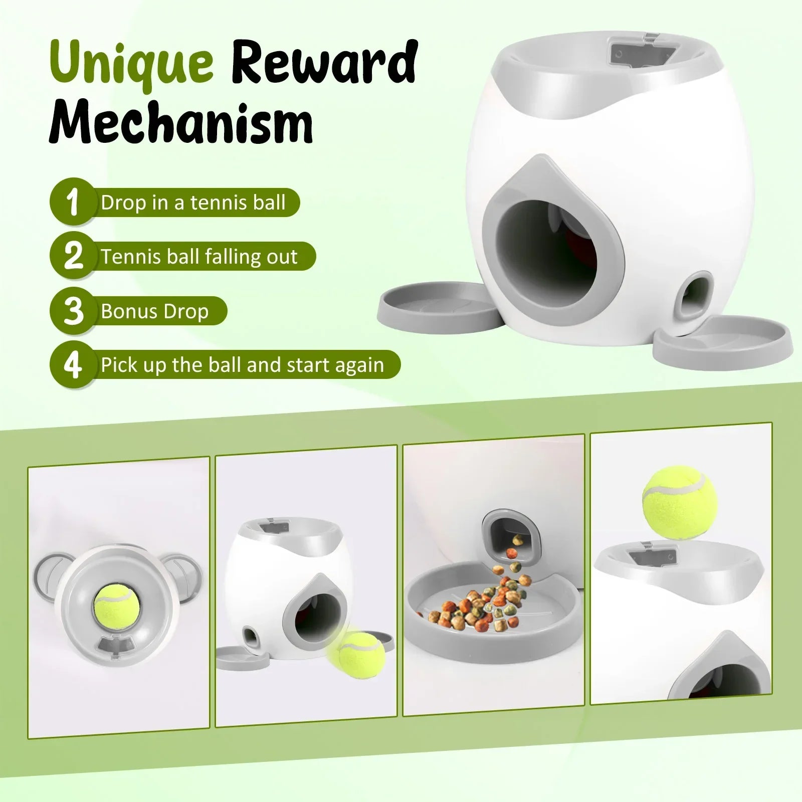 Automatic Interactive Dog Tennis Ball Launcher