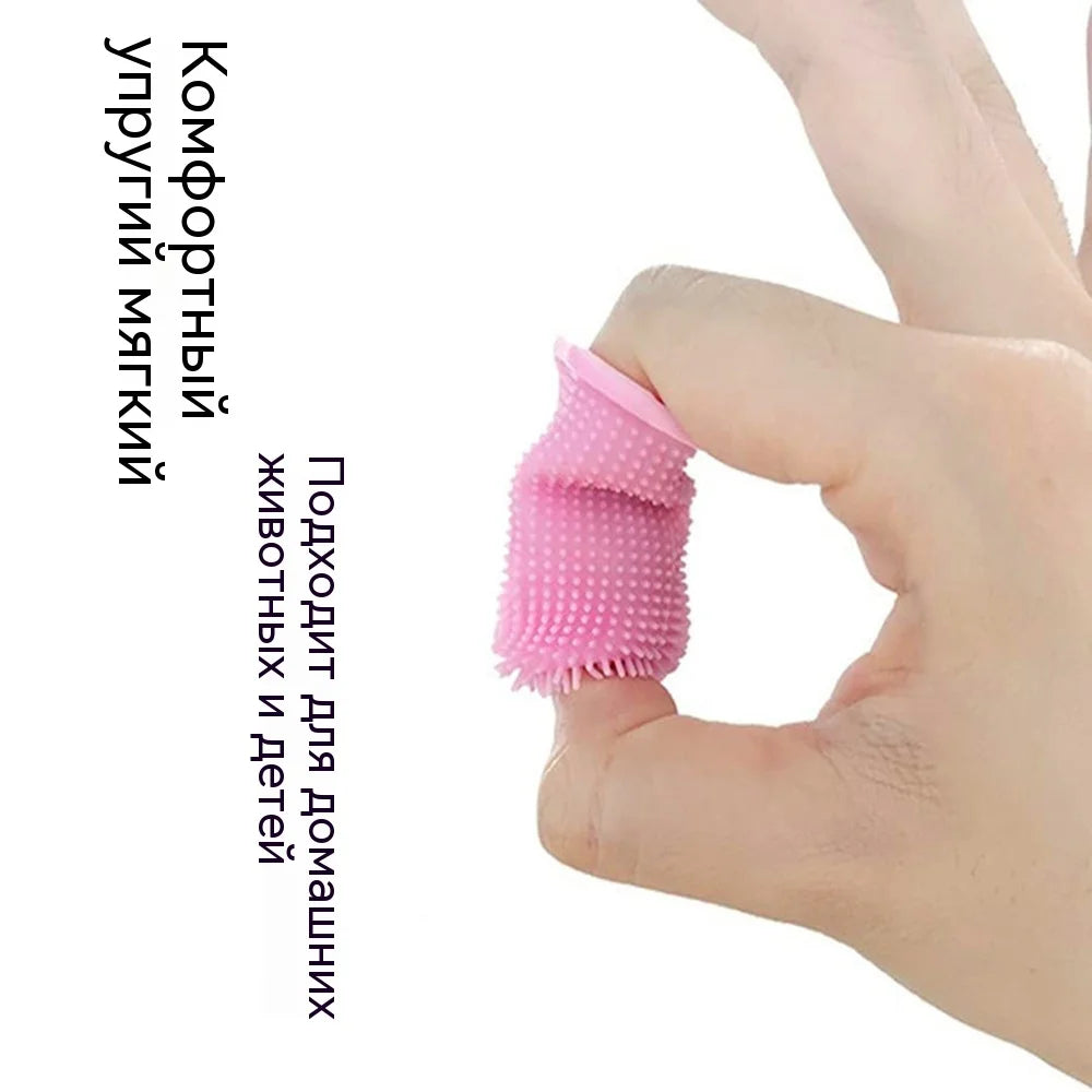 Super-Soft Silicone Pet Finger Toothbrush